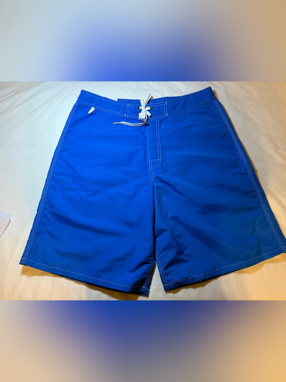 Sundek Royal Blue Boardshorts with White Drawstring